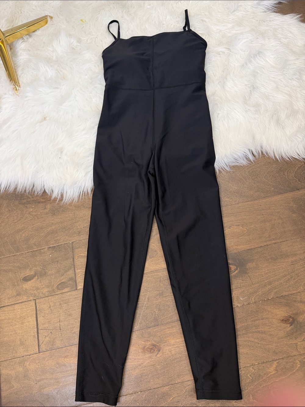 Old Navy Black Spaghetti-Strap athletic one piece suit
